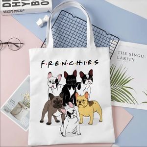 French Bulldog Friends Tote Bag